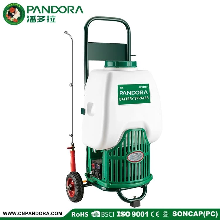 20L 25L Agriculture Knapsack Trolley Electric Sprayer — CF-B767-T