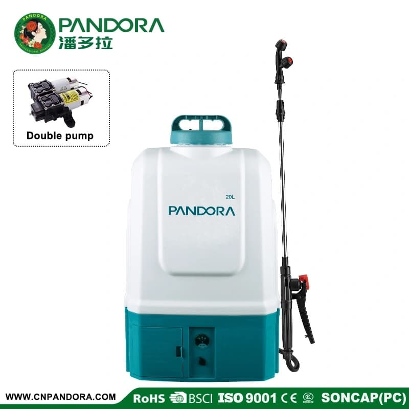 16L 20L Agriculture Knapsack Battery Easytake Double Pump Electric Sprayer — CF-BE-P