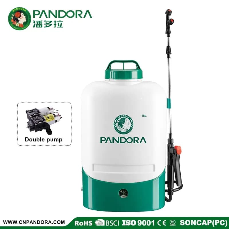 18L Agriculture Knapsack Double Pump Electric Sprayer — CF-BF-18P