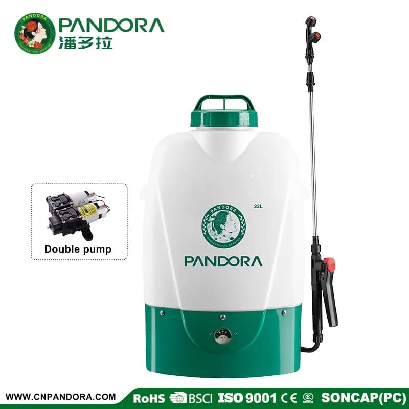 22L Agriculture Knapsack Double Pump Electric Sprayer — CF-BG-22P