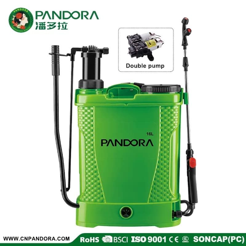 20L Agriculture Knapsack Double Pump Manual & Electric Sprayer — CF-EH-DP