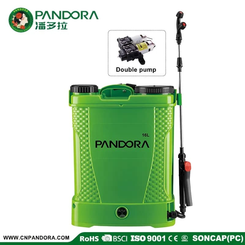 20L Agriculture Knapsack Double Pump Electric Sprayer — CF-EH-P