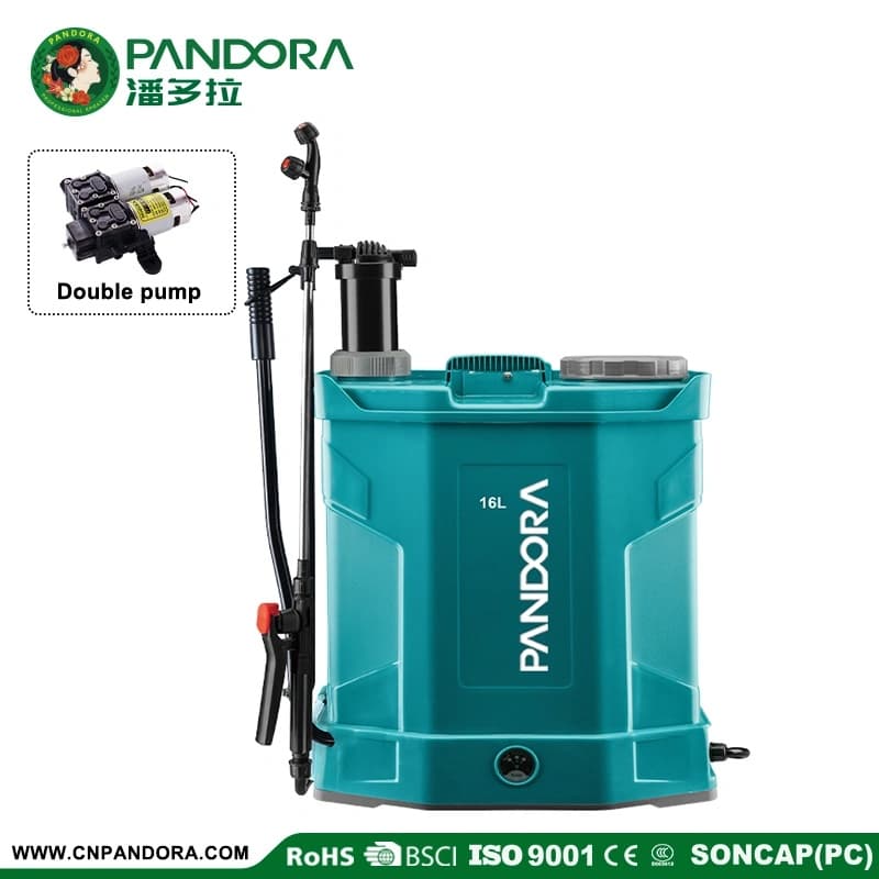 16L 20L Agriculture Knapsack Double Pump Manual & Electric Sprayer — CF-EN-DP
