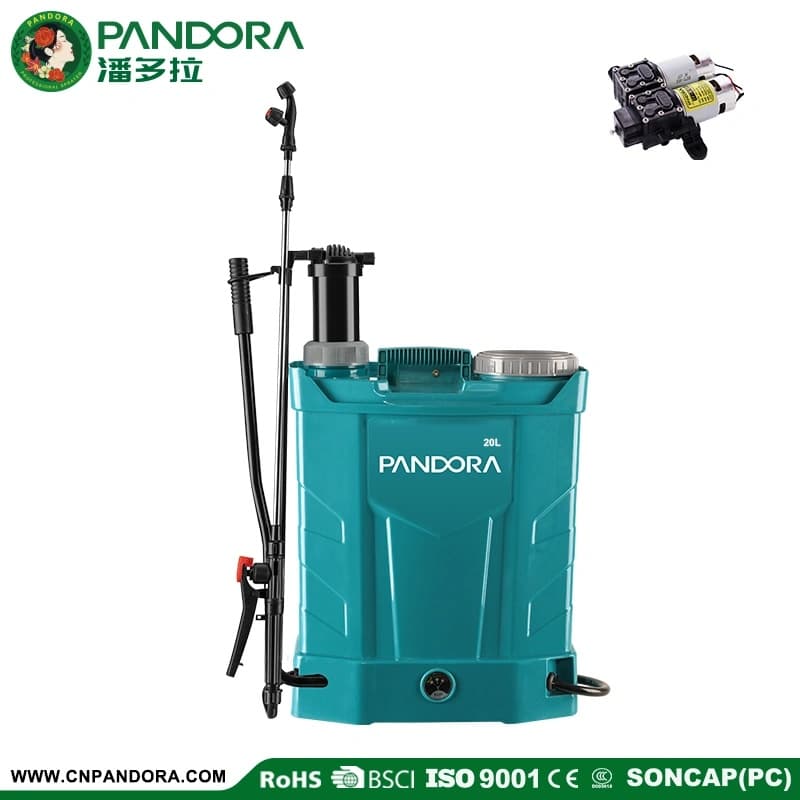 20L Agriculture Knapsack Double Pump Manual & Electric Sprayer — CF-EO-20DP