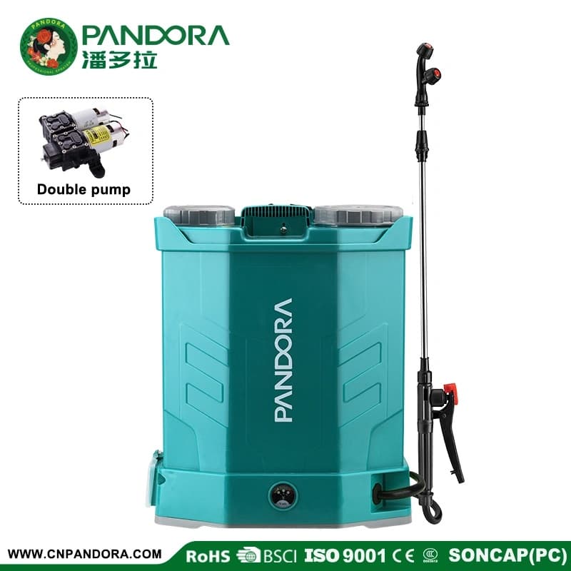 18L Agriculture Knapsack Double Pump Electric Sprayer — CF-EQ-18P