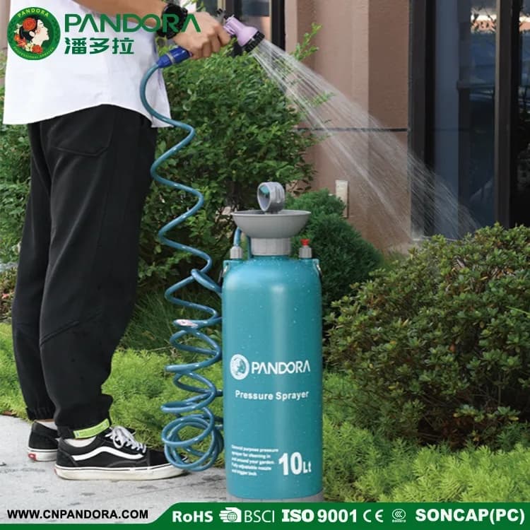Elastic Pipe Garden Spray Gun Pressure Sprayer — CF-GC-A
